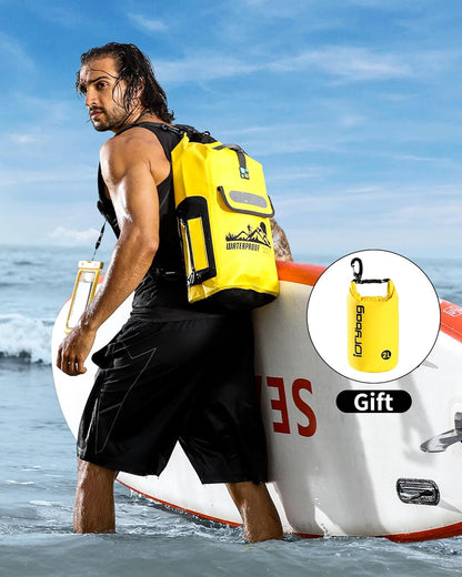 Waterproof Floating Dry Bag Backpack - 20L/30L/40L - Ideal for Kayaking, Hiking & Outdoor Adventures