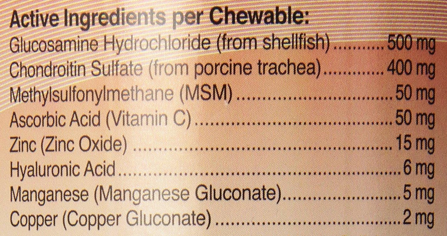 Advanced Hip & Joint Chewable Tablets for Dogs | Glucosamine & Chondroitin for Cartilage Support & Mobility – 300 Tablets