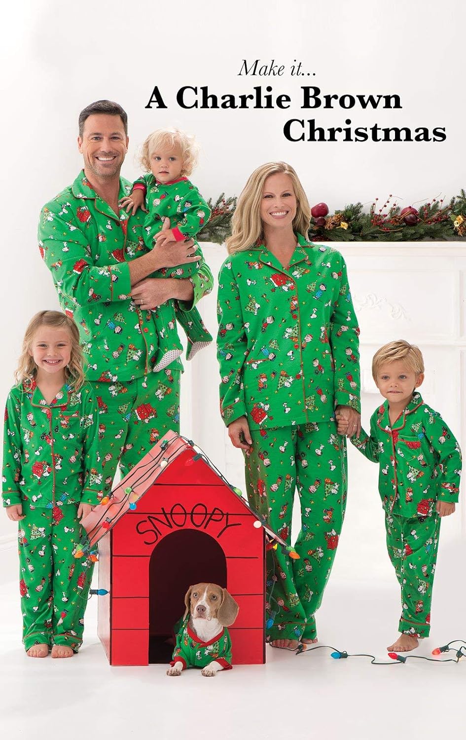 Matching Family Christmas Pajamas | Peanuts Holiday PJs for Adults, Kids & Pets