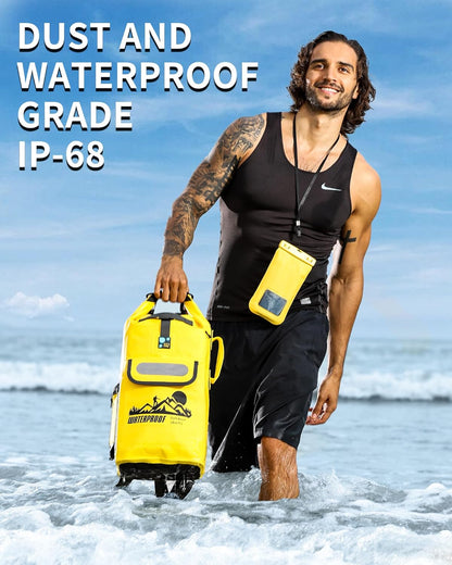 Waterproof Floating Dry Bag Backpack - 20L/30L/40L - Ideal for Kayaking, Hiking & Outdoor Adventures