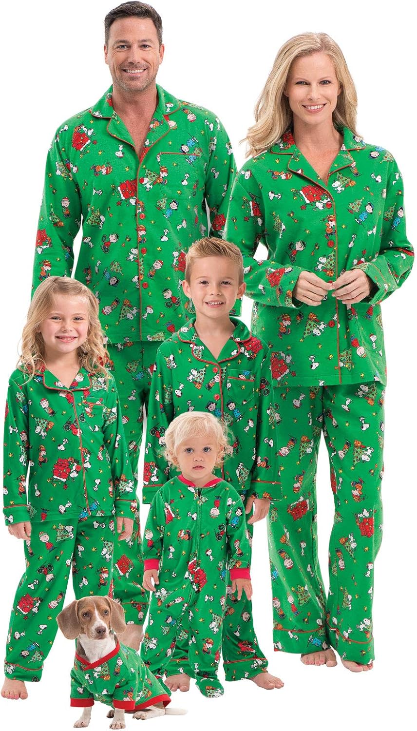 Matching Family Christmas Pajamas | Peanuts Holiday PJs for Adults, Kids & Pets