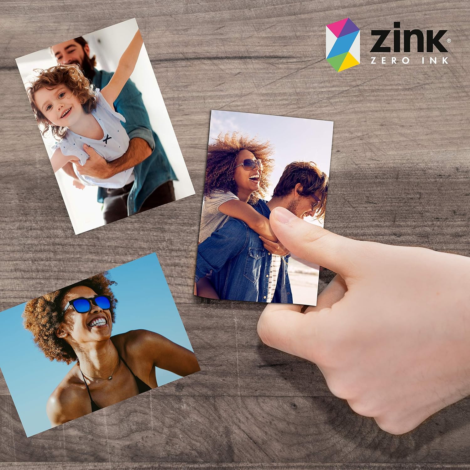 Premium Instant 2"x3" Photo Paper (50 Sheets) for Polaroid Snap, Zip & Mint